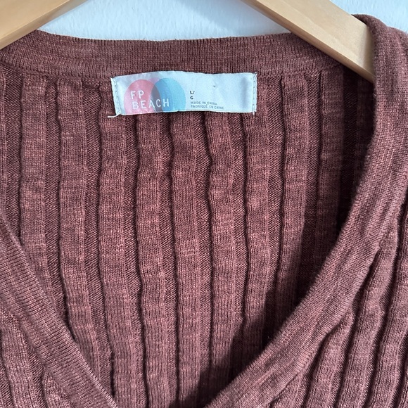 FP Beach Veda Sweater Vest Size Large - Picture 3 of 4